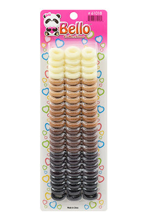 [BLO61018] Bello  O Ring Small Brown Mix 40PC/PK #61018