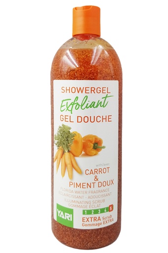 [YAR60717] YARI Exfoliant shower Gel - Carrot & Piment Doux (1000 ml) #2