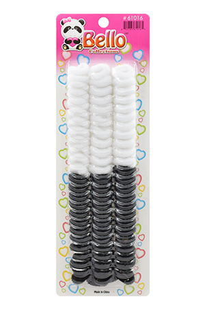 [BLO61016] Bello O Ring Small Black&White 40PC/PK #61016-pc