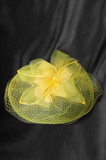 [MG07343] Church Hat #MG07343 (Yellow) - pc