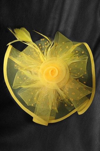 [MG07363] Church Hat #MG07363 (Yellow) - pc