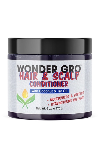 [WOG39610] Wonder Gro Hair & Scalp Conditioner w/ Coconut & Tar Oil (6 oz) #20