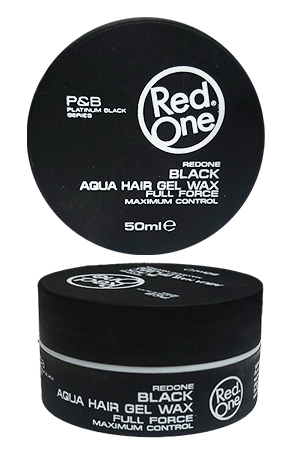 [RED02321] Red One Aqua Hair Gel Wax - Black (50 ml) #12