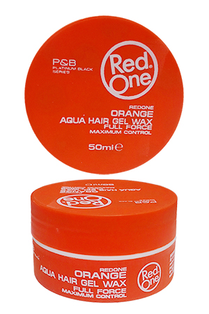 [RED02323] Red One Aqua Hair Gel Wax - Orange (50 ml) #11