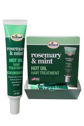 [DIF07150] Difeel Hot Oil Hair Treatment - Rosemary & Mint (1.5 oz/36pc) #209