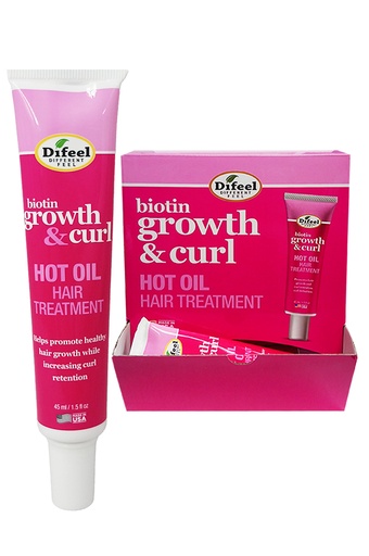 [DIF07148] Difeel Hot Oil Hair Treatment - Growth & Curl (1.5 oz/36 pc) #210