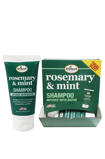 [DIF31611] Difeel Biotin Rosemary & Mint Shampoo -Trial (2.5 oz/12 pc) #213