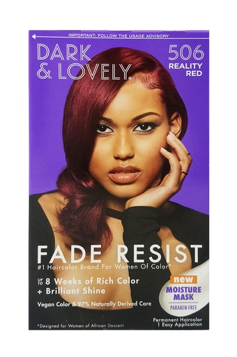 [DLO22292] Dark & Lovely Fade Resist Hair Color #506 Reality Red