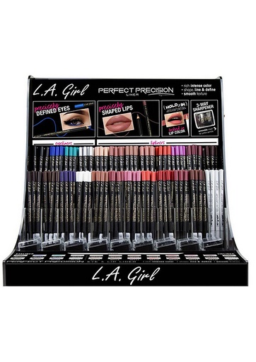 [GCD267.1] L.A. Girl Perfect Precision Eye/Lipliner 225pc Display (24kindsx9pc+Shap9pc) #GCD267.1