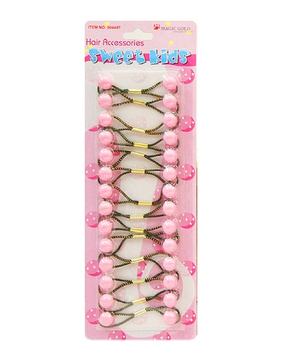 [MG91611] Magic Gold Plastic Bubble Round #904497 Pink -pc