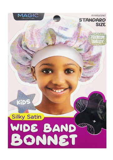 [MC20061] Magic Kids Silky Satin Wide Bonnet #KHW02SPAT - dz