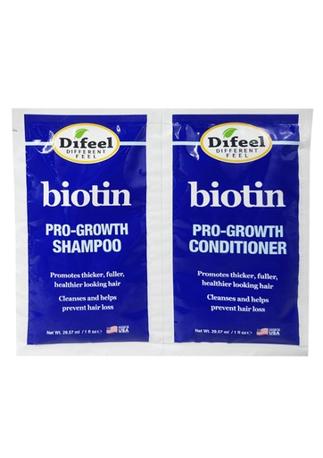 [DIF31616] Difeel Biotin Pro-Growth Shampoo & Conditioner Pack (2 oz/dz) #226