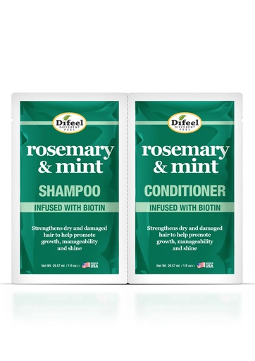 [DIF31612] Difeel Rosemary & Mint Shampoo & Conditioner Pack (2 oz/dz) #227