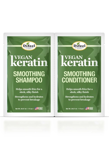 [DIF31618] Difeel Vegan Keratin Shampoo & Conditioner Pack (2 oz/dz) #230