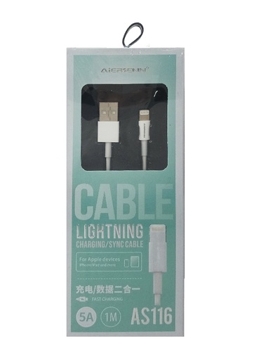 [AIE70571] AIERSENN Lightning Charging Cable for Apple #AS116 -pc