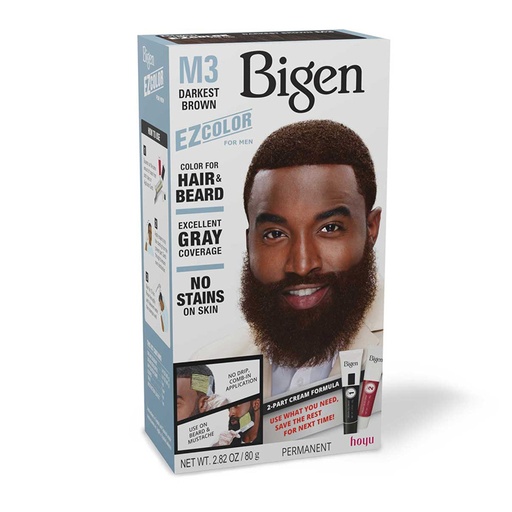 [BIG05003] Bigen EZ Color for Men #M3 Darkest Brown #35