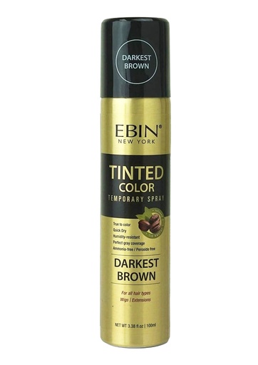 [EBN68043] Ebin Tinted Color Temporary Spray - Darkest Brown (3.38 oz) #216