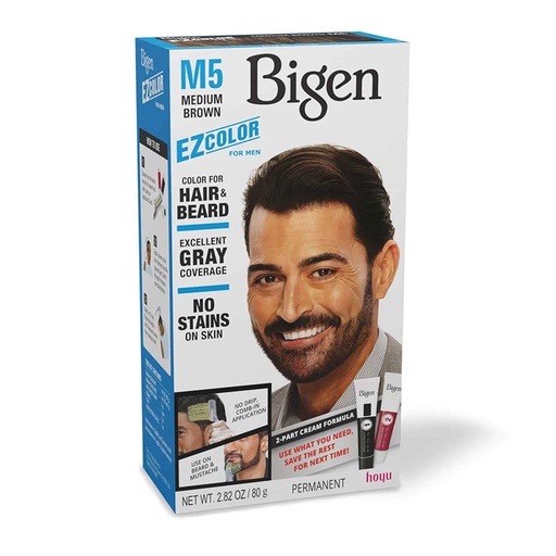 [BIG05005] Bigen EZ Color for Men #M5 Medium Brown #35