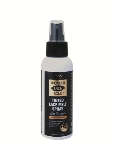 [EBN68087] Ebin Wonder Bond Tinted Lace Melt Pump Spray - Light Warm Brown (3.38 oz) #237