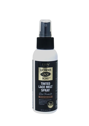 [EBN68089] Ebin Wonder Bond Tinted Lace Melt Pump Spray - Medium Dark Brown (3.38 oz) #239