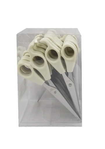 [EDN01535] Eden Gray Handle Hair Scissors (24 pcs) #C535 -case