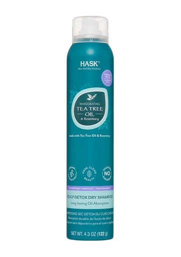 [HAP37121] Hask Tea Tree Oil Scalp Detox Dry Shampoo (4.3oz) #108