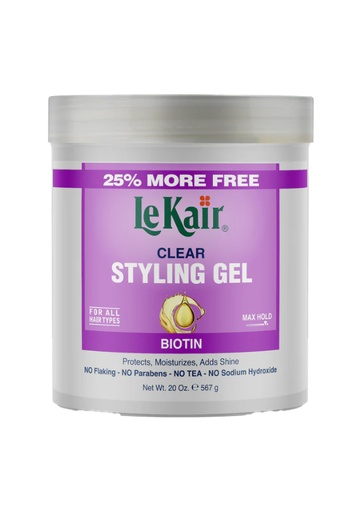 [LKR39670] LeKair Clear Styling Gel_Biotin (20 oz) #13