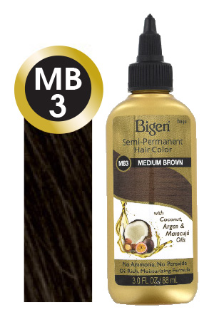 [BIG02013] Bigen Semi-Permanent Hair Color  #MB3 Medium Brown#7 (=AB3)
