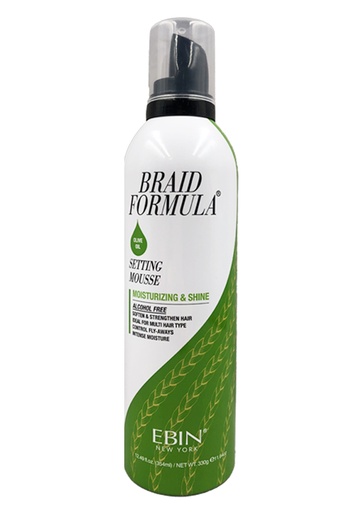 [LPSM02] Ebin Braid Formula Setting Mousse Moisturizing & Shine (12.49 oz/354 ml) #261