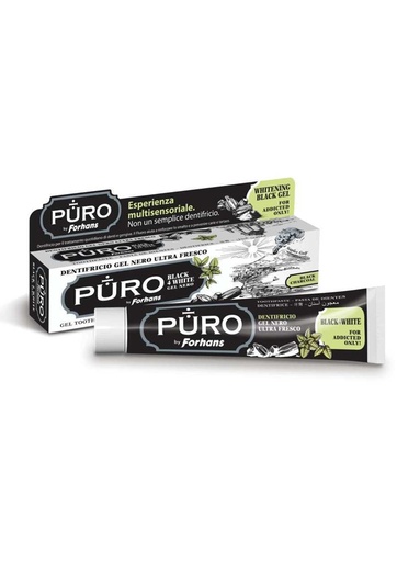 [PUR07180] PURO Black Carcoal Gel Toothpaste (75 ml)