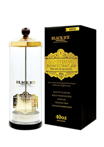 [BLI12008] Black Ice Disinfectant Acrylic Jar (40 oz) #BIC023A40 -pc