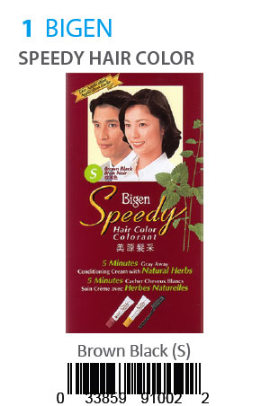 [BIG91002] Bigen Speedy Hair Color #Brown Black(S)