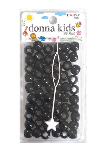 [DON05603] Donna Kids Medium Bead W/Beader #5603 Black - pc