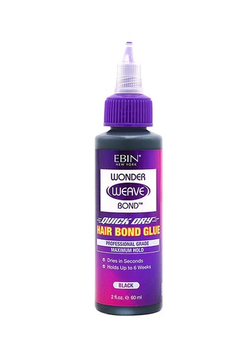 [EBN68382] EBIN Wonder Weave Bond Hair Bond Glue -Black (2 oz) #275