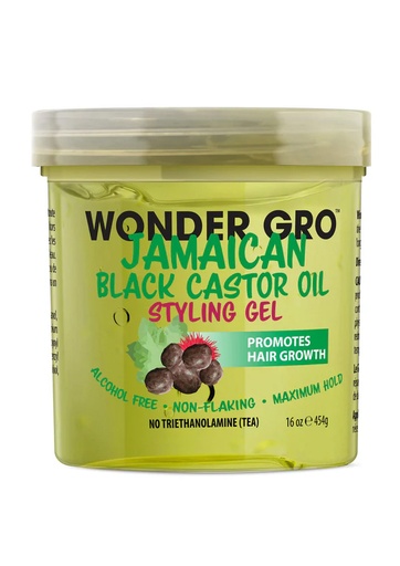 [WOG08613] Wonder Gro Jamaican Black Castor Oil Styling gel (16 oz) #21