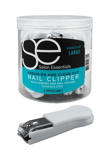 [MC50680] Salon Essentials Nail Clipper -Large (17 pc/jar) #SENC01 -Jar