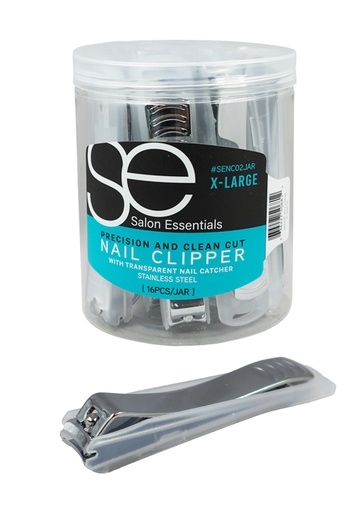 [MC50681] Salon Essentials Nail Clipper -X-Large (16 pc/jar) #SENC02 -Jar