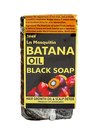 [TAH11240] TAHA Batana Oil Black soap (8 oz) #5