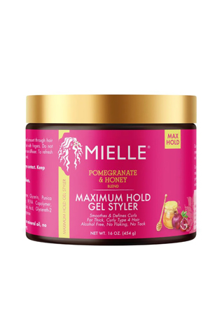 [MIE58221] Mielle Pom & Honey Maximum Hold gel Styler (16 oz) #84