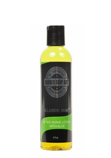 [BSA00053] Barber Shop Aid Classic Man After Shave Lotion W/Aloe (4 oz) #9