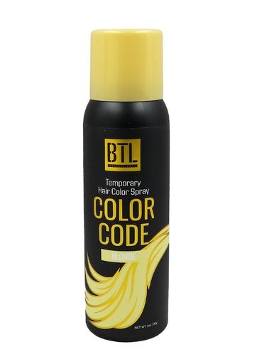 [BTL20554] BTL Color Code Temporay Hair Color Spray -Blonde (3 oz) #17