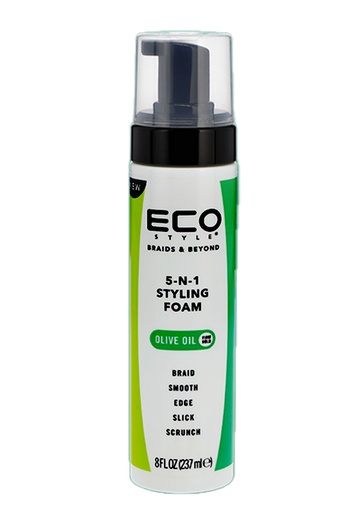 [ECS00058] Eco Braids & Beyond 5-N-1 Styling Foam -Olive Oil (8 oz) #152
