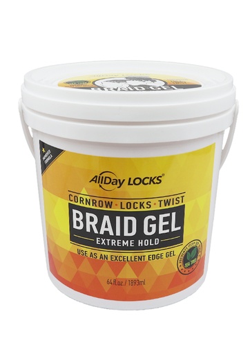 [ADA96502] AllDay Locks Braid Gel -Extreme Hold (64 oz) #9