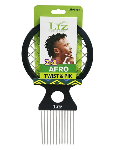 [LIZ998687] Liz 2IN1 Afro Twist & Pik #LIZ99868 - pc