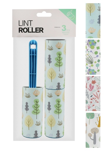 [MG90052] Magic Gold 3 pcs Lint Roller #8110-3 Assorted -pc