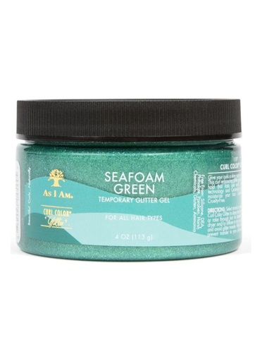 [AIA04544] As I Am Curl Color Glitter Gel -Seafoam Green (4 oz) #72
