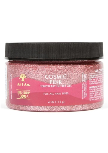 [AIA04542] As I Am Curl Color Glitter Gel -Cosmic Pink (4 oz) #77