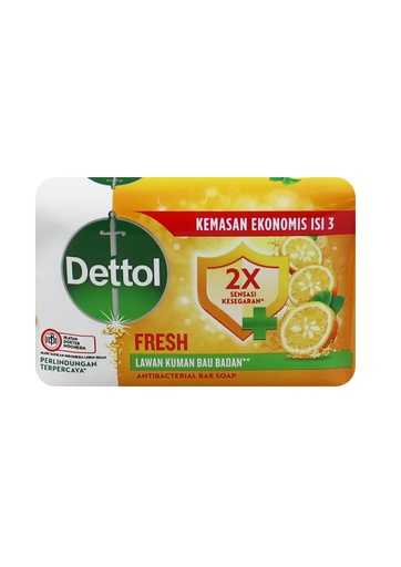 [DET02456] Dettol Fresh -Anti Bacterial Soap (100 g) #10
