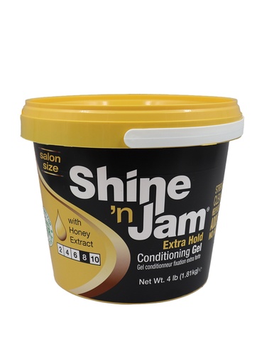 [AMP41400] Ampro Shine'n-Jam Conditioning Gel - Extra Hold (4 lb/64 oz) #104