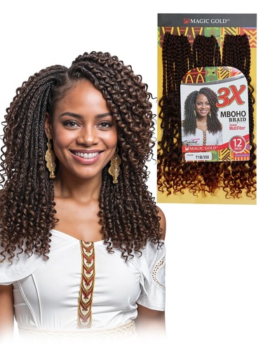 3X MBOHO Braid 12"